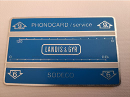 NETHERLANDS  /   (Mint,New) Rare - SERVICE CARD /  LANDYS & GYR/ NO 9 / SERIE ; 002D /    MINT   ** 15175** - Private