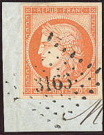 No 5, Obl Pc, Sur Petit Fragment. - TB - 1849-1850 Ceres