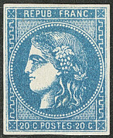 (*) No 46B, Bleu, Très Frais. - TB - 1870 Bordeaux Printing