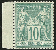 ** No 65, Vert, Petit Bdf, Superbe. - R - 1876-1878 Sage (Type I)