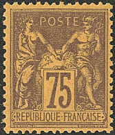 ** No 99, Violet Sur Orange, Très Frais Et Centré. - TB - 1876-1878 Sage (Type I)