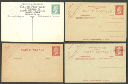 Lettre ENTIERS POSTAUX (N°et Cote SF). Pasteur. Nos B2, G1 Et CPRP F1 Et F2, Neuves. - TB (cote Yvert) - Andere & Zonder Classificatie