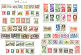 * VATICAN. Collection. 1929-1980 (Poste, PA, Taxe, Etc.), Complète, Ex * Ou Obl Dont Provisoire. - TB - Other & Unclassified