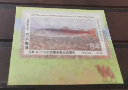 Japan 2022 Mongolia Amur Ito (Taimen) Fish  MNH - Neufs