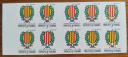 2389 ANDORRA PRINCIPAT SELLOS ADHESIVOS AUTOCOLANTES SANT JULIA DE LORIA RARO CARNET - Sonstige & Ohne Zuordnung