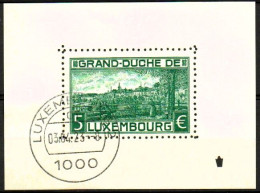 Luxembourg , Luxemburg 2023, MÄRZAUSGABE, 100 JOER 'GRENGE BLOCK' ,  GESTEMPELT, OBLITERE - Used Stamps