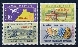 1965 TURKEY ANKARA 65 1ST NATIONAL STAMP EXHIBITION MNH ** - Ungebraucht