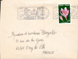 ANDORRE SEUL SUR LETTRE  POUR LA FRANCE 1979 - Storia Postale