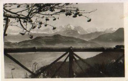 BOEGE.Ermitage De Notre Dame Des Voirons , Le Mont Blanc Vu De La Terrasse - Boëge