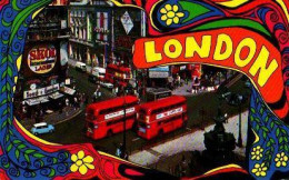 ANGLETERRE.LONDRES.Piccadilly Circus ( Voitures , Bus ) - Piccadilly Circus