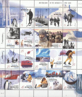 AAT 2001, Exploration, Penguins, Plane, Dog, Elicopter, Ship, Sheetlet - Faune Antarctique