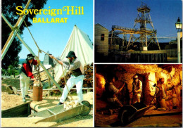 13-9-2023 (1 U 3) Australia - (2 Postcards) VIC - Ballarat - Sovereign Hill - Ballarat