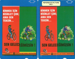 TURKEY - ALCATEL - N-183 - BYCICLE - SHIFT PRINTING - Turkey