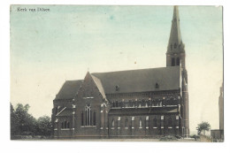 Dilsen   -    Kerk Van Dilsen.   -   PRACHTIGE GEKLEURDE KAART!   -   1913   Naar  Petit Lanaye - Dilsen-Stokkem