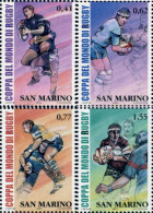 132963 MNH SAN MARINO 2003 COPA DEL MUNDO DE RUGBY. AUSTRALIA - Unused Stamps