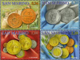 167278 MNH SAN MARINO 2005 MONEDAS DE SAN MARINO - Unused Stamps