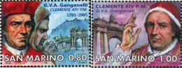 187268 MNH SAN MARINO 2005 300 ANIVERSARIO DEL PAPA CLEMENTE XIV - Unused Stamps
