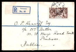 1927 2/6 From The "broken R" Plate, With Overprint In Dark Grey From The "Composite" Setting, Read On .... - Covers & Documents