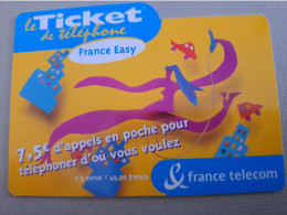 FRANCE/FRANKRIJK   TICKET 7,5 €   PREPAID  USED    ** 15312** - Mobicartes: Móviles/SIM)