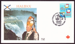 Canada, Enveloppe Avec Cachet Commémoratif " Visite Du Pape Jean-Paul II à Halifax " 14 Septembre 1984 - Enveloppes Commémoratives