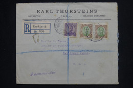 ISLANDE - Enveloppe Commerciale En Recommandé De Reykjavik Pour Les USA En 1931- L 147075 - Covers & Documents