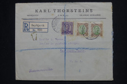 ISLANDE - Enveloppe Commerciale En Recommandé De Reykjavik Pour Les USA En 1931- L 147075 - Lettres & Documents