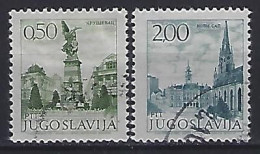 Yugoslavia 1972-73  Sehenswurdigkeiten (o) Mi.1476-1477 - Oblitérés