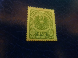 Deutsche Osterreich - 1 1/2 Kronen - Vert - Non Oblitéré - Année 1921 - - Steuermarken