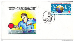 ROMANIA 1995 Special Cover TABLE TENNIS - Registered Shipping! - Covers & Documents