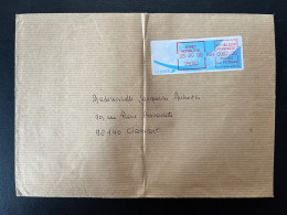 ENVELOPPE LISA / RENNES REPUBLIQUE 1988 POUR CLAMART - Lettres & Documents