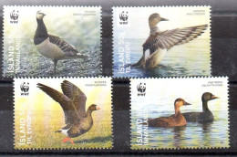 Islandia Serie Nº Yvert 1225/28 ** PATOS (DUCKS) - Ungebraucht