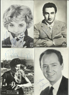 19 AUTOGRAFI  CANTANTI E ATTORI - Singers & Musicians