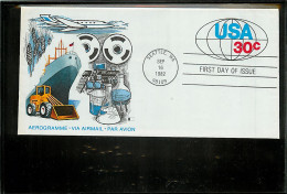 USA  -   Aerogramme - FDC 1982-  30c. - 1981-00