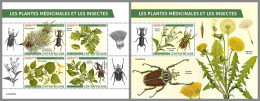 CENTRAL AFRICAN REP. 2023 MNH Medical Plants Heilpflanzen Plantes Medicinales Insects M/S+S/S - OFFICIAL ISSUE - DHQ2337 - Plantes Médicinales