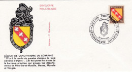 Enveloppe Légion De Gendarmerie De Lorraine  20 Janvier 1986 - Politie & Rijkswacht