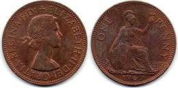 MA 24641 / Grande Bretagne - Great Britain 1 Penny 1967 SPL - C. 1/2 Penny