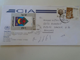 D198206   EGYPT    Cover  1998   CIA IATA  Sent To Hungary Stamps - Lettres & Documents