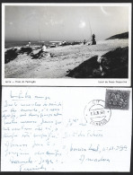 Postal Praia De Pedrogão, Em Coimbrão, Leiria. Pesca Desportiva. Postcard Of Pedrogão Beach, In Coimbrão. Sport Fishing. - Lettres & Documents