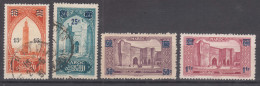 Morocco Maroc 1930 Yvert#124-127 Mint Hinged/used - Neufs