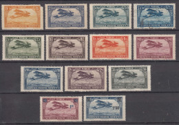 Morocco Maroc 1922/1931 Poste Aerienne Yvert#1-11 And #32-33 Mint Hinged/used - Ongebruikt