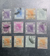 HONG KONG  STAMPS  QEII  1954    (c8)  ~~L@@K~~ - Used Stamps