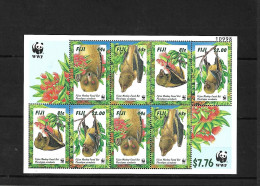 FIJI, 1997, WWF, BATS,  S/S, MNH** - Other & Unclassified