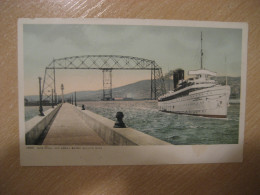 DULUTH Minnesota Ship Canal And Aerial Bridge Postcard USA - Duluth