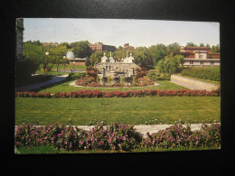 IOWA City River University Cancel CEDAR RAPIDS 1981 To Sweden Postcard USA - Iowa City