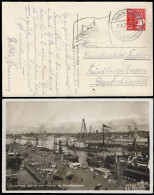 1929 DENMARK SHIPMAIL DEUTSCHE SEEPOST GJEDSER - WARNEMÜNDE PHOTOCARD To GERMANY - Covers & Documents