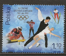 POLAND MNH  ** 3717 Jeux Olympiques D'hiver De Salt Lake City Etats Unis Ski Patinage - Nuovi