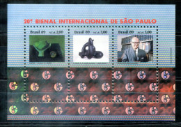 BRASILIEN Block 80, Bl.80 Mnh - Hologramm, Sao Paulo - BRAZIL / BRÉSIL - Blocs-feuillets