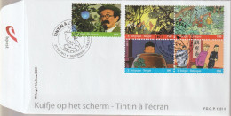 Belgium FDC 1721 II Mi 4216-4220 Tintin Blue Oranges (Film 1964) - Temple Of The Sun (1969) - Prisoners Of The Sun (1949 - 2011-2014