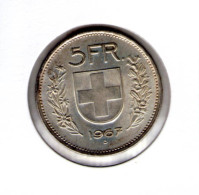 Suisse. 5 Francs Tête De Berger. 1967 - 5 Franken