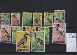 Burundi  Birds Theme  Michel Cast.No. Used 143/157 Two Values Missing - Oblitérés